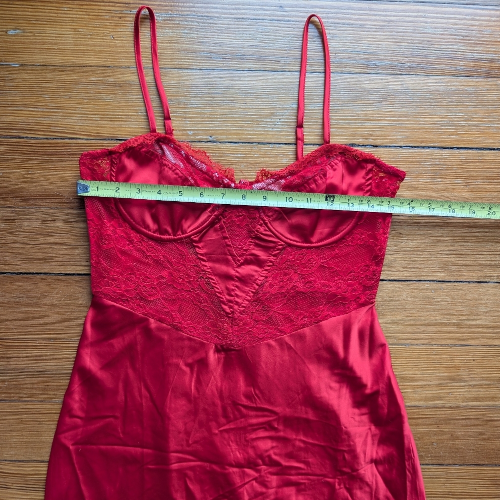 Red Lingerie Dress - Picture 5 of 12